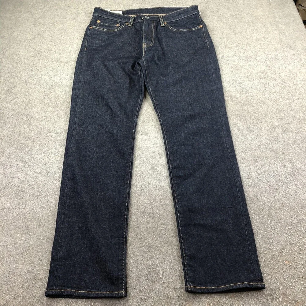 Levis 511 Jeans Mens 32x30 Blue Dark Wash Slim Straight Denim Pants Casual